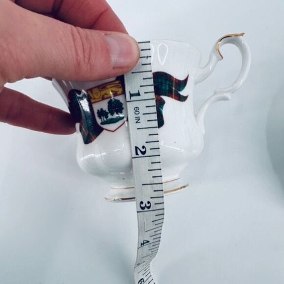 Royal Albert Fine Bone China England Tartan Prince Edward Isle Cup & Saucer Set - Picture 11 of 12